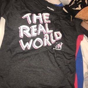 “The real world” tee shirt